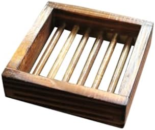Elegant Wood Soap Dish Holder for Bathroom Kitchen