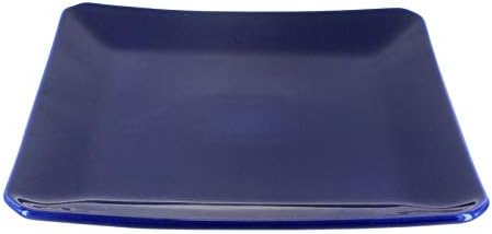 Charming bistro-stylish dinner plate by Blue Rose Pottery