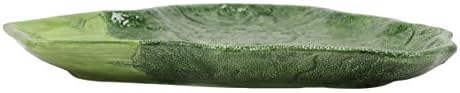 Ebros Gift Broccoli Steak Dinner Plate Set