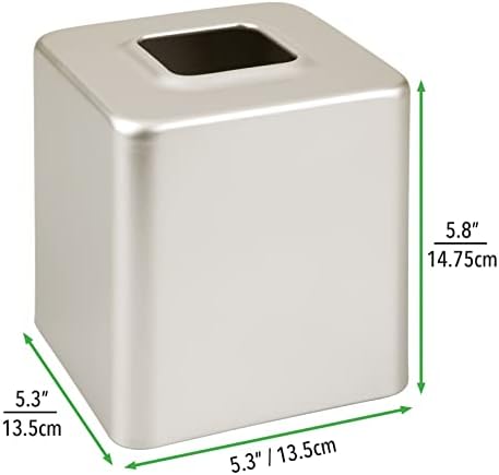 mDesign Steel Square Tissue Holder