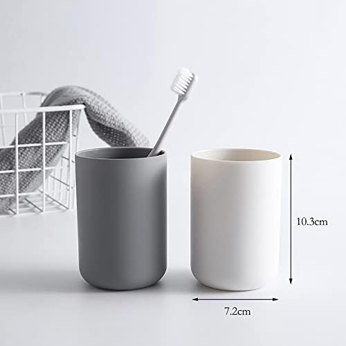3-Piece Unbreakable Toothbrush Cup Holder