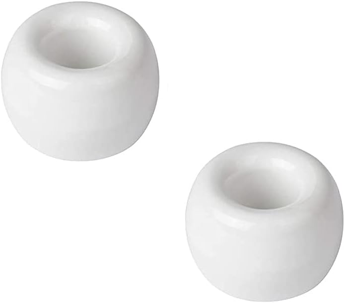 High-Quality Ceramics Toothbrush Holder Set White