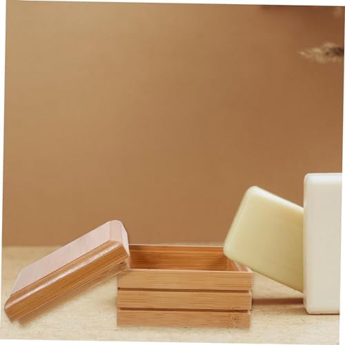 Natural Wood Soap Dish for Bathroom Kitchen Lightweight Stylish