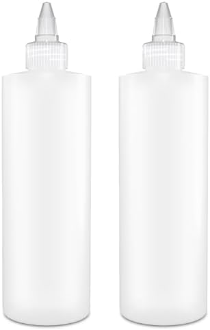 BrightFrom Squirt Bottle Set 12 oz Leak-Proof