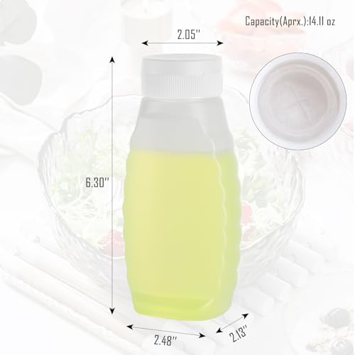 RAMFIYN 6-Pack Condiment Squeeze Bottles