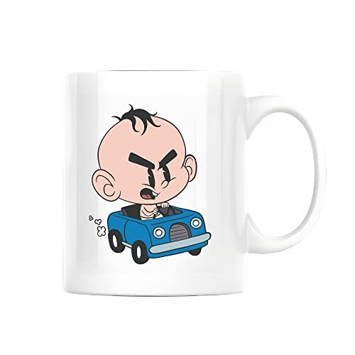 Surprise Toddler mug with Angry Baby Car inside