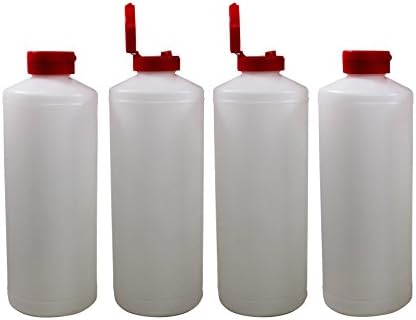 Sturdy 32 oz Condiment Squeeze Bottles