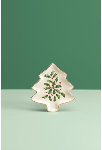 holiday tree shaped party plate