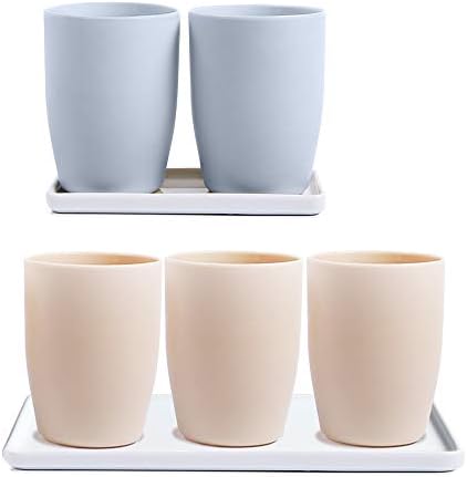 White Ceramic Vanity Tray Small Rectangle Bathroom Organizer