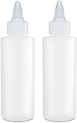 BRIGHTFROM 4 OZ Condiment Squeeze Bottles 2-Pack