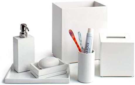 Jonathan Adler White Lacquer Bath Tumbler One Size Pack of 1