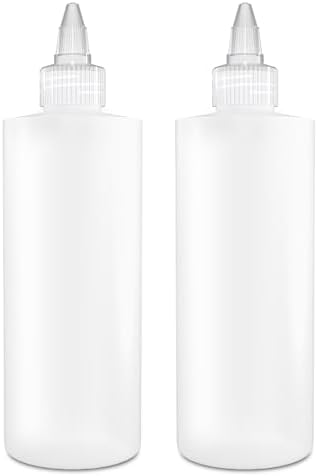 BRIGHTFROM 8 oz Condiment Squeeze Bottles 2 pack