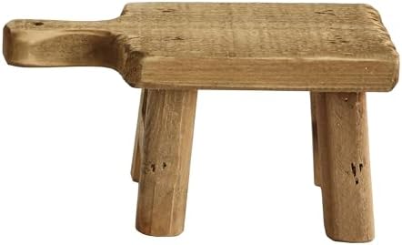 Creative Co-Op Decorative Pedestal with Handle