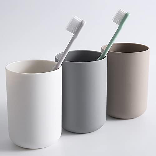 3-Piece Unbreakable Toothbrush Cup Holder