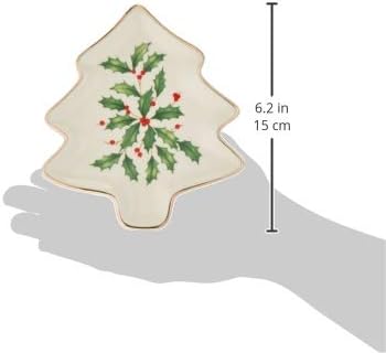 holiday tree shaped party plate