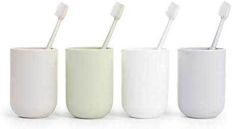 UVIVIU Arc-Shape Toothbrush Holder with Matte Finish 350ml