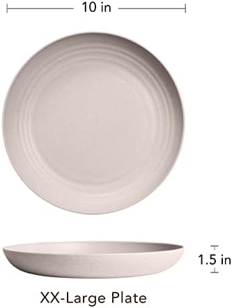 GreenAndLife Lightweight Wheat Straw Plates
