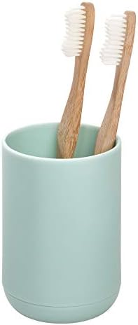 Elegant Compact Soft Aqua Toothbrush Holder
