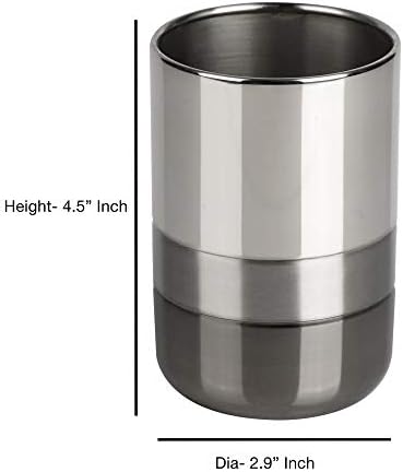 Nu Steel Triune Tumbler Makeup Brush Holder