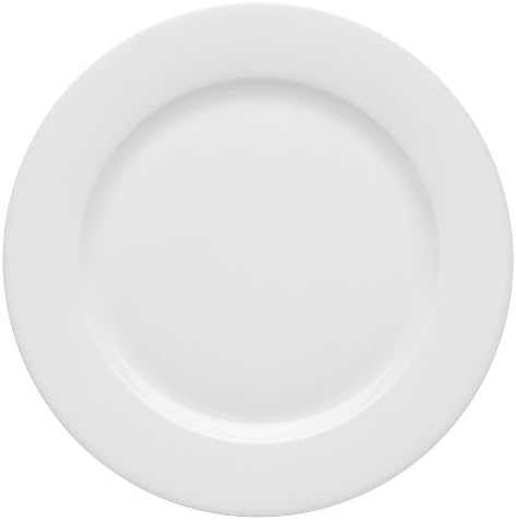 Sleek White Round Side Plate
