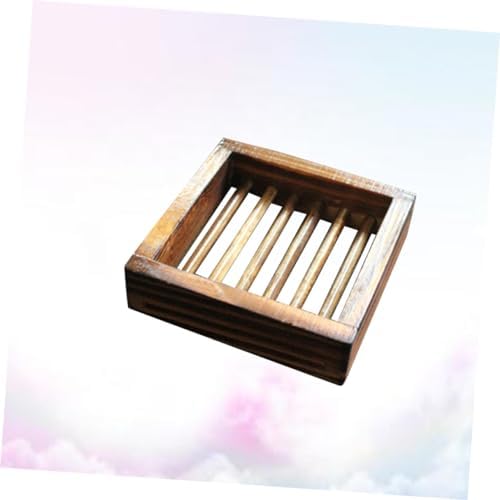 Sturdy Modern Wood Soap Storage Rack for Bathrooms