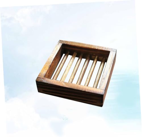 Sturdy Modern Wood Soap Storage Rack for Bathrooms