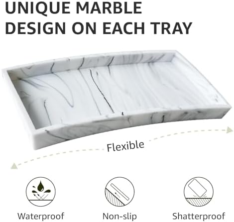 Lejourenor Marble Vanity Tray - 79 Inch Organizer