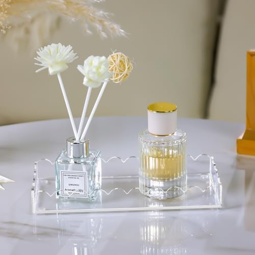 Elegant Acrylic Bathroom Vanity Tray