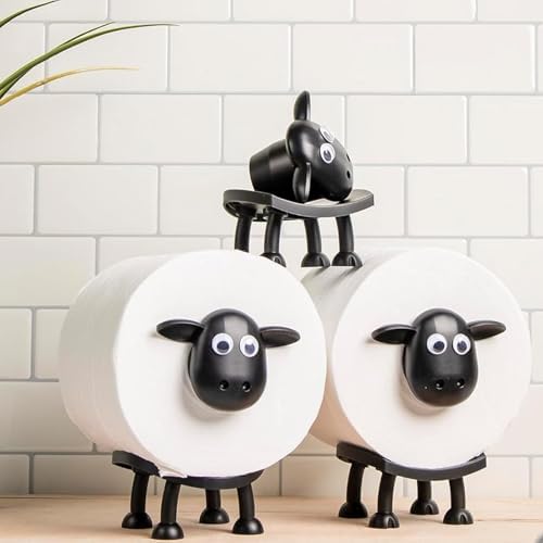 Adorable Sheep Sequence Toilet Paper Holder