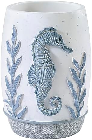 Avanti Linens Tumbler Coastal Towel in Oceanic Depths