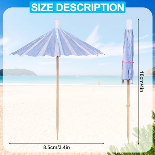 Cocktail Picks for Drinks 150 Pieces tropical umbrella pick set