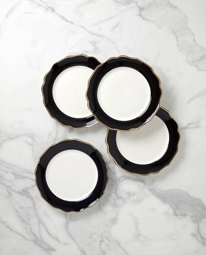 Elegant 4-Plate Set Black