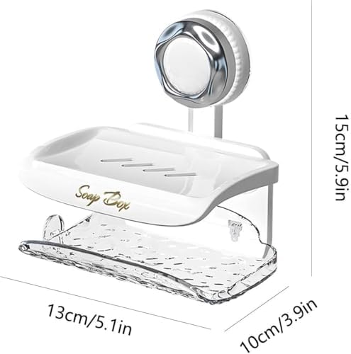 Suction Soap Holder compact for bathroom organization