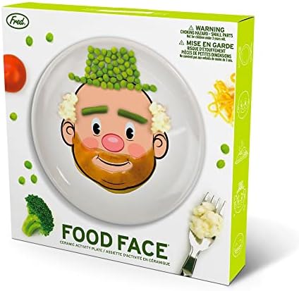 Genuine Fred Food Face Kids Dinner Plate