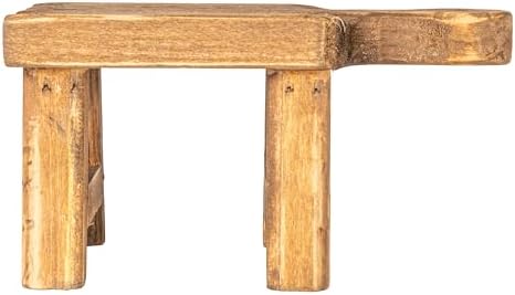 Creative Co-Op Decorative Pedestal with Handle