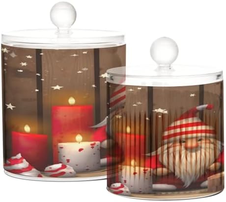 Santa Claus Candle Holder Organizer 2-Pack