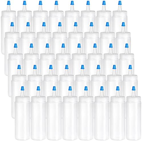 Fasmov Squeeze Bottle 40-Pack for Kits Salads and More