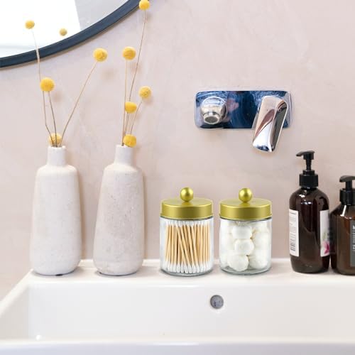 Bath Gold Gems Jar Tonic Holder