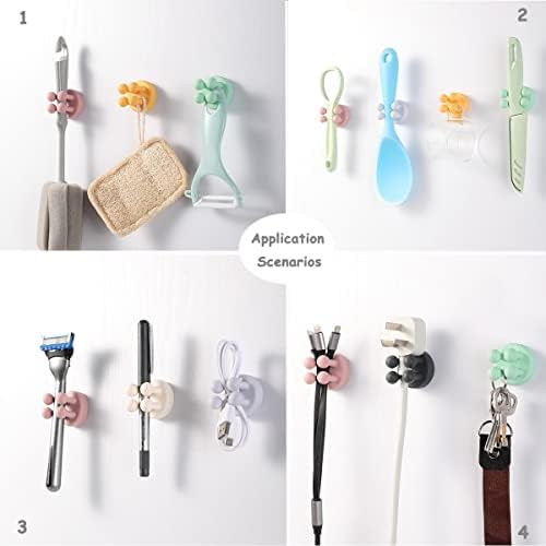 4 Pcs Silicone Waterproof Toothbrush Holders