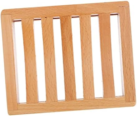 Simple Beech Wooden Soap Dish