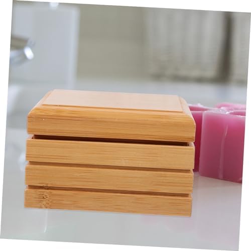 Natural Wood Soap Dish for Bathroom Kitchen Lightweight Stylish