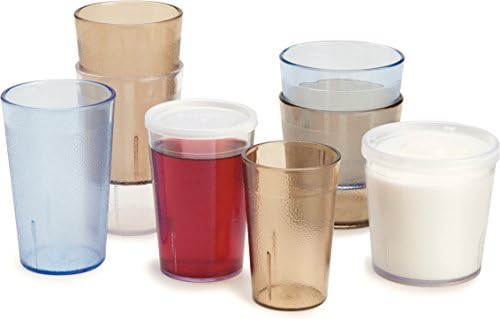 Carlisle Plastic Stackable Tumbler 95 oz Clear Party Use