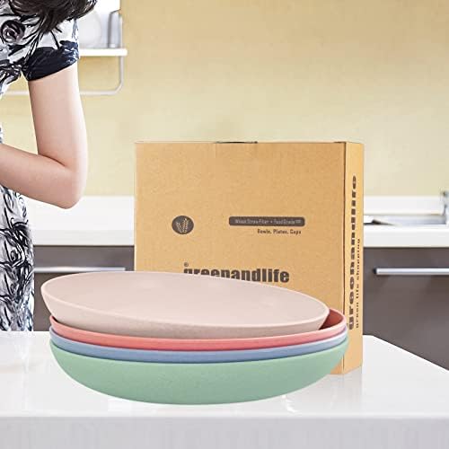 GreenAndLife Lightweight Wheat Straw Plates