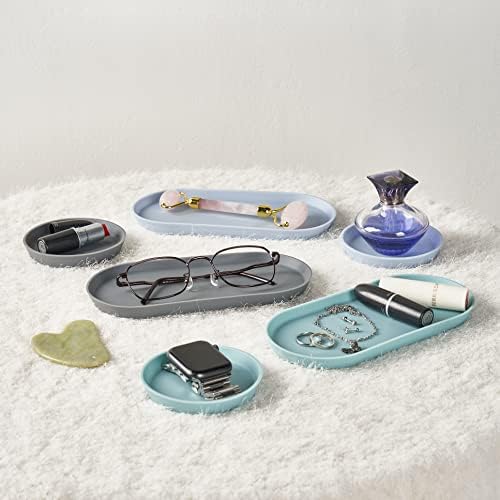 Blue Ginkgo Mini Silicone Trays Set of 6 Blue
