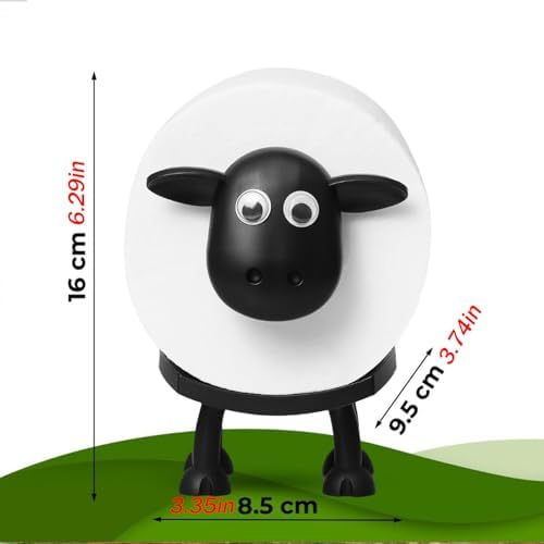 Adorable Sheep Sequence Toilet Paper Holder