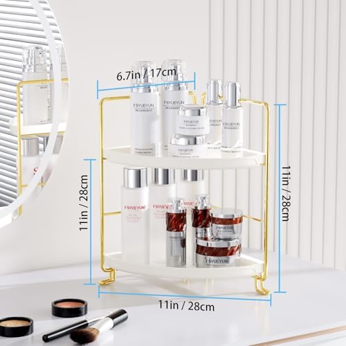 Premium 2-Tier Corner Organizer for Bath