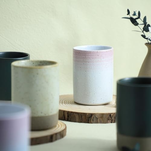 2-Pack Vintage ceramic mouthwash cups
