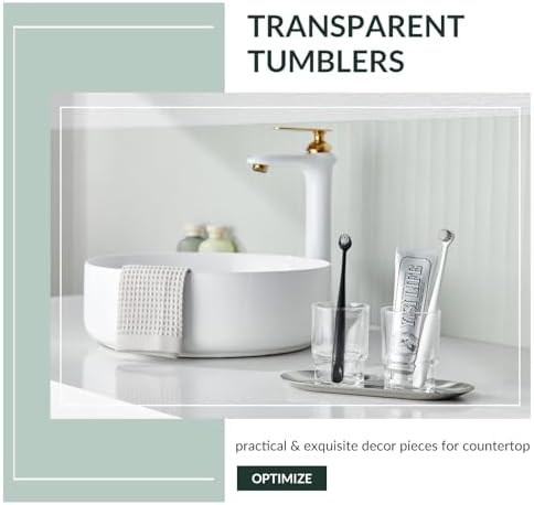 Premium Glass Toothbrush Holders