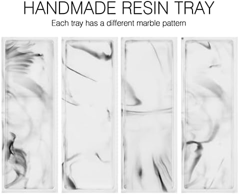 Luxspire Marble Vanity Tray
