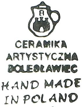 Handmade Pizza Plate Poland Pattern